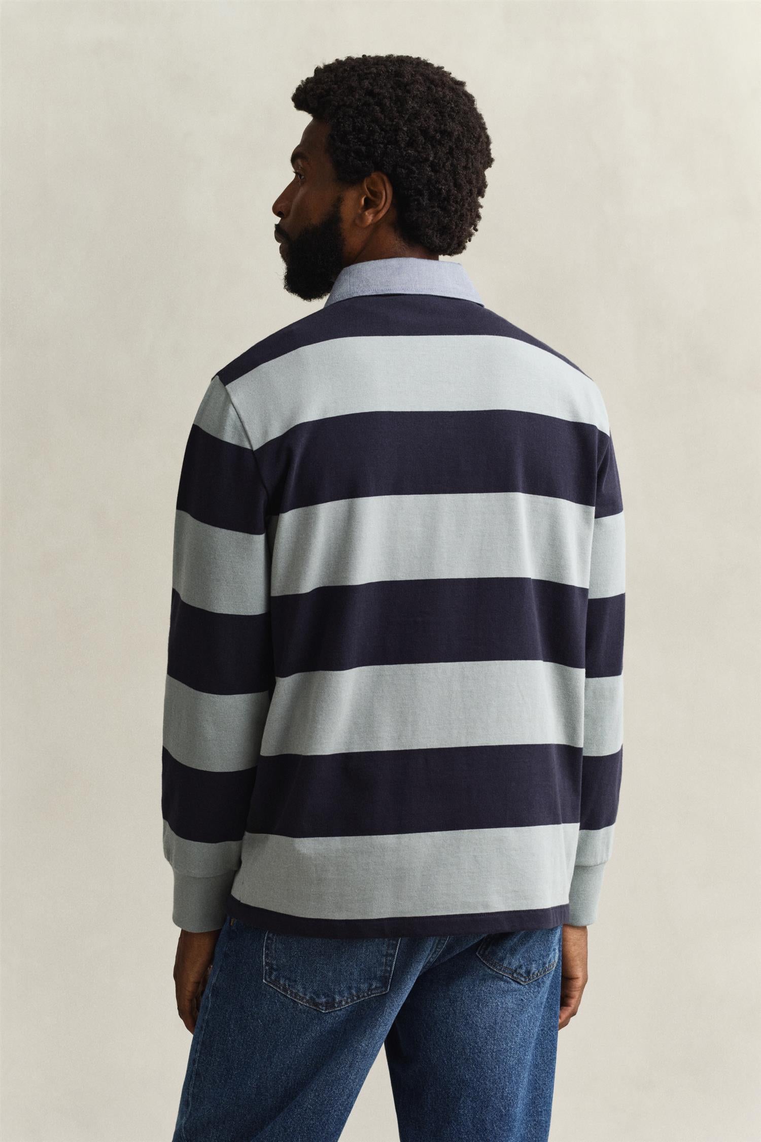 Reg Chambray Stripe Heavy Rugger