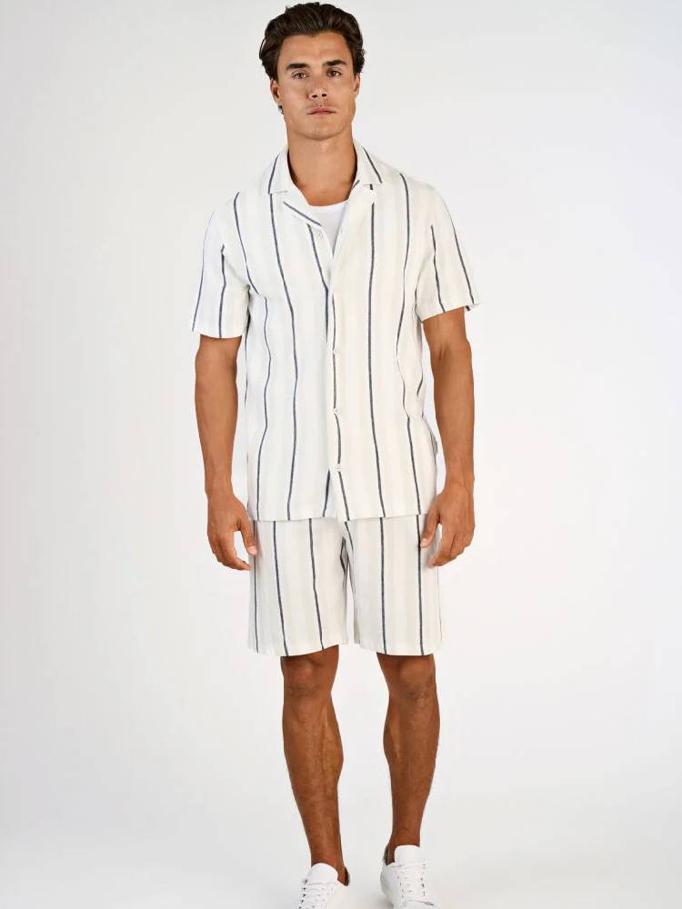 Knitted resort collar S/S