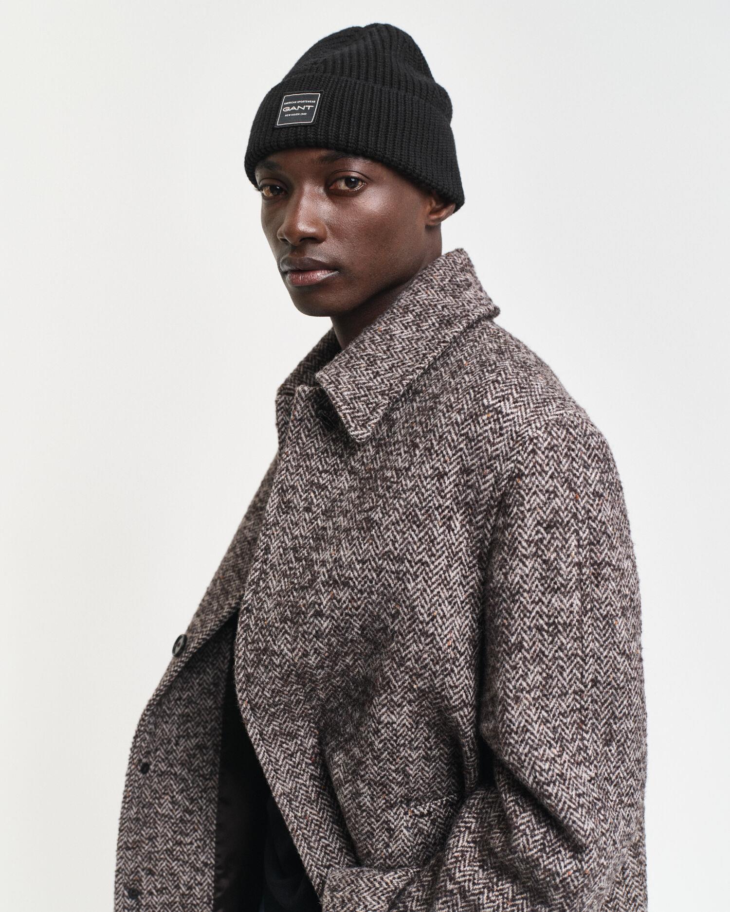 COTTON RIBBED BEANIE