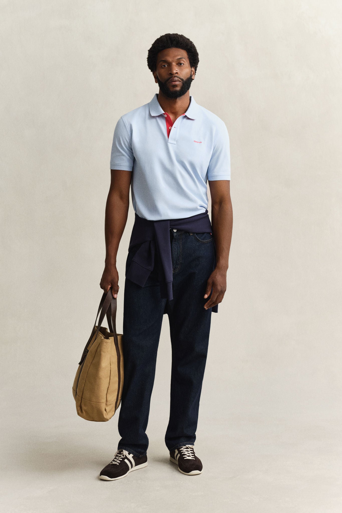Contrast Polo Shirt