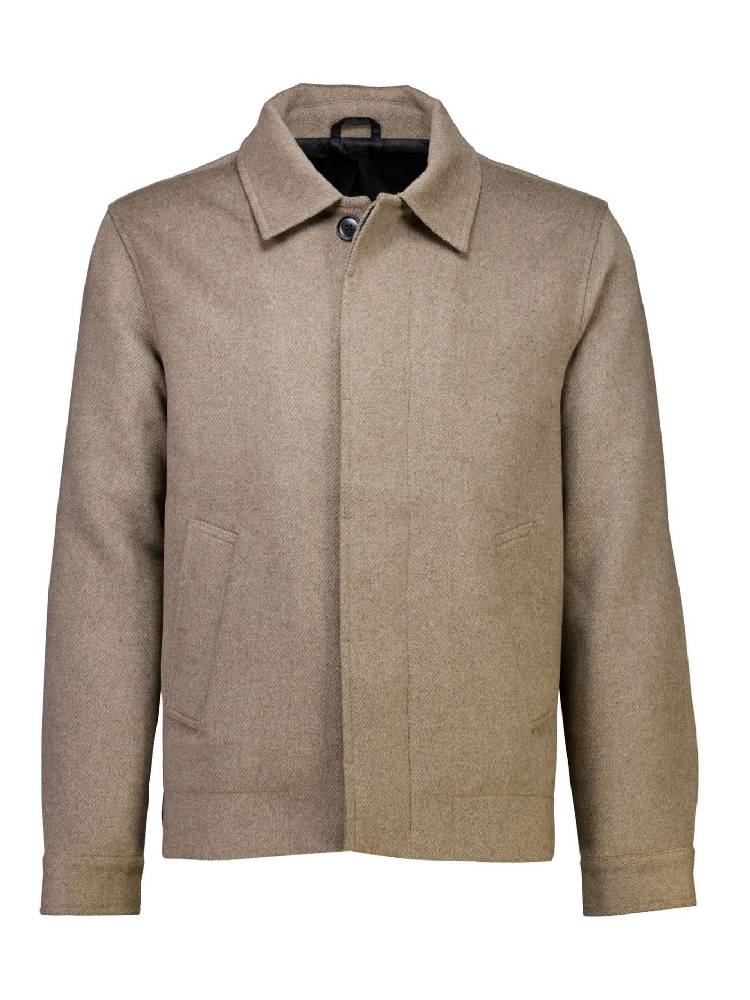 Twill fabric shacket jacket