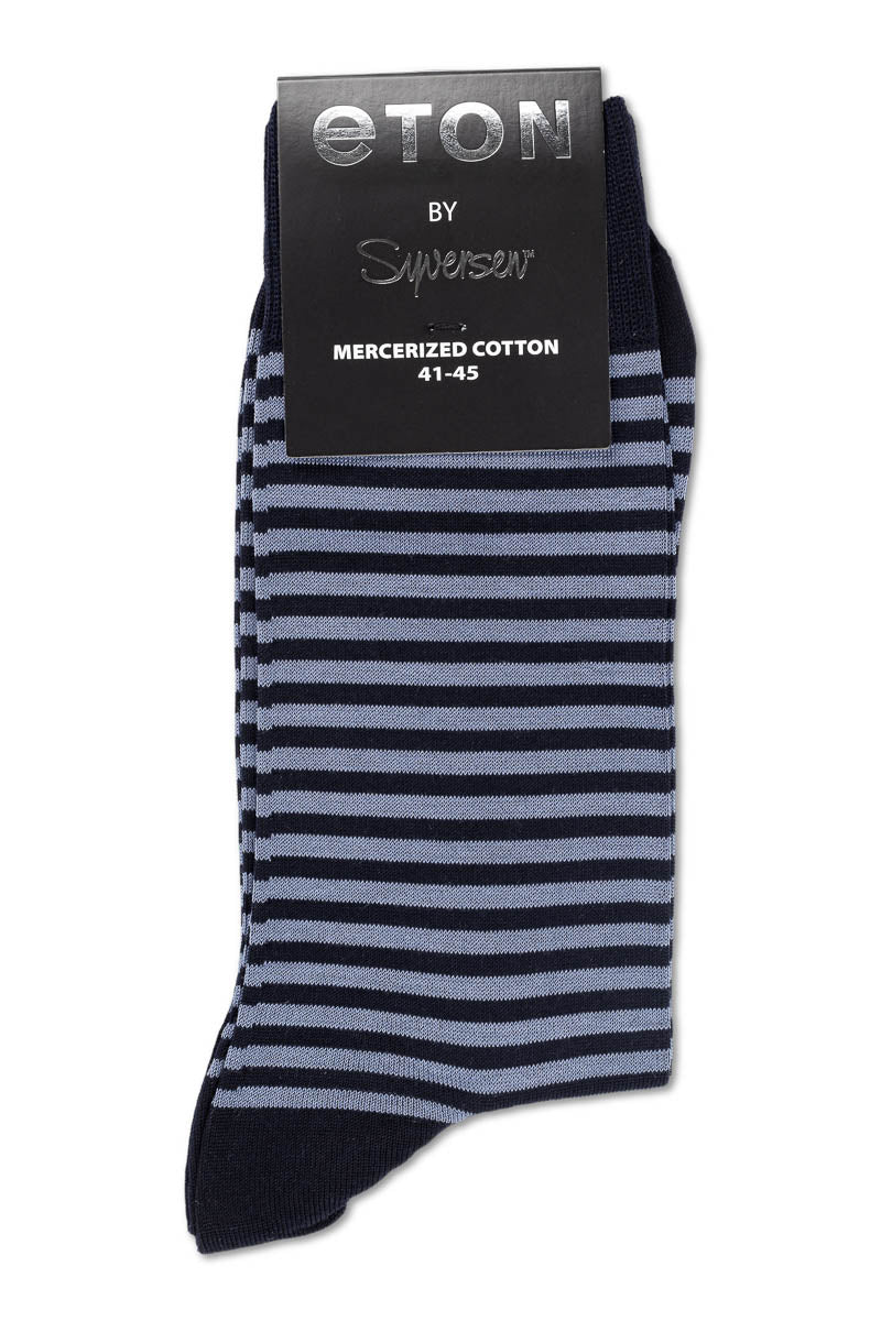 Eton Merc.Cotton Small Stripes