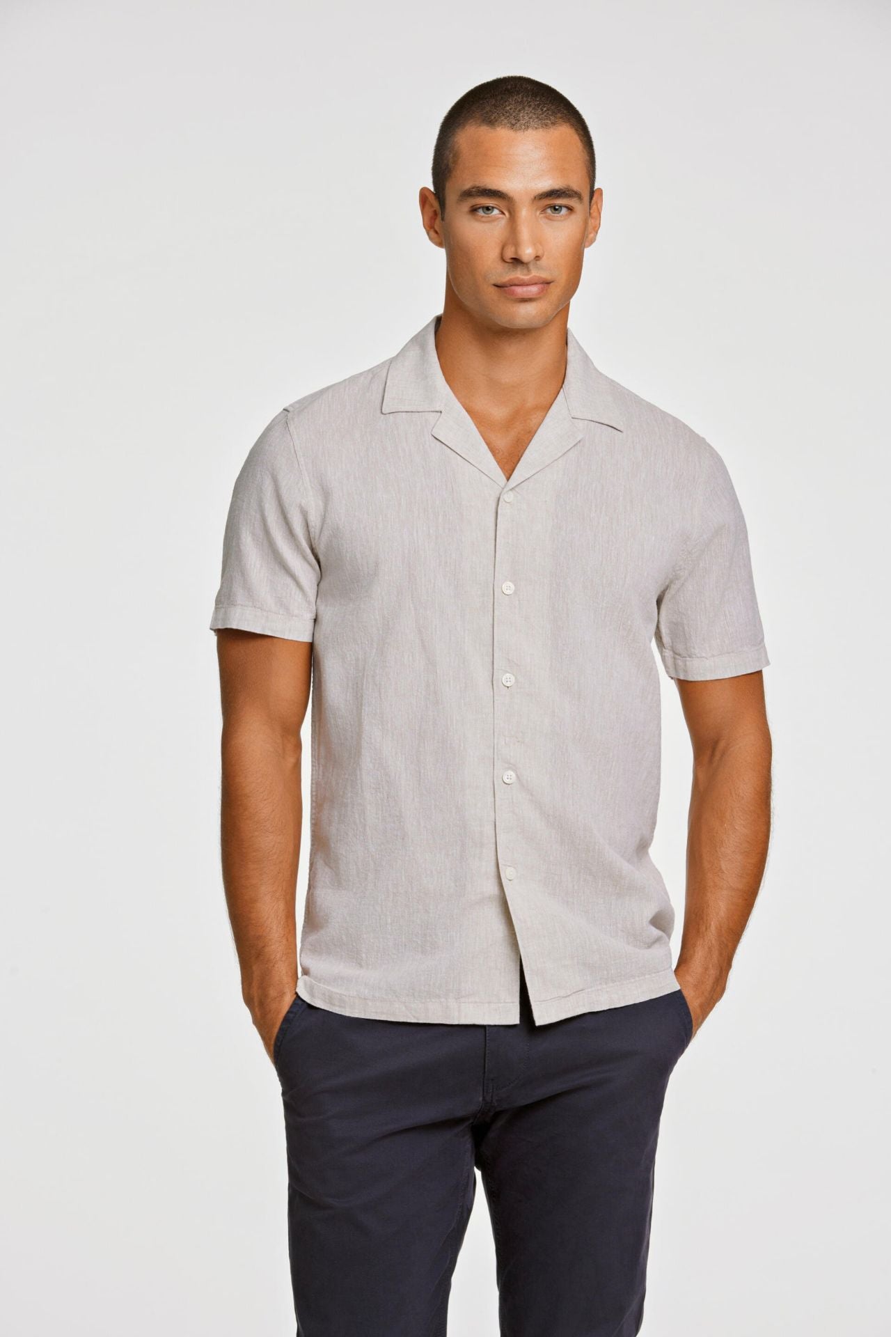 Casual linen blend resort S/S