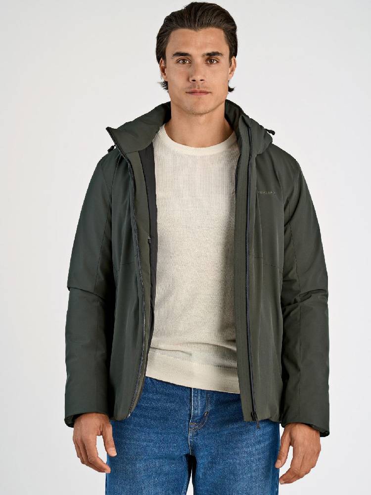 Short parka jacket