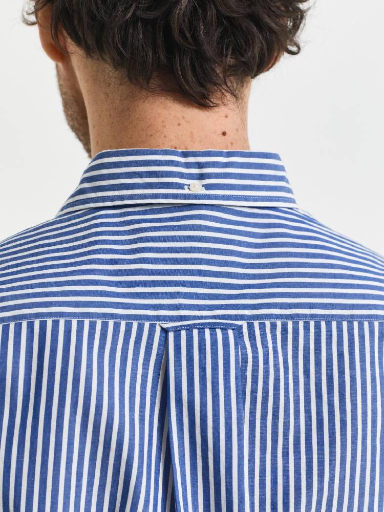 Reg Classic Poplin Stripe Shirt