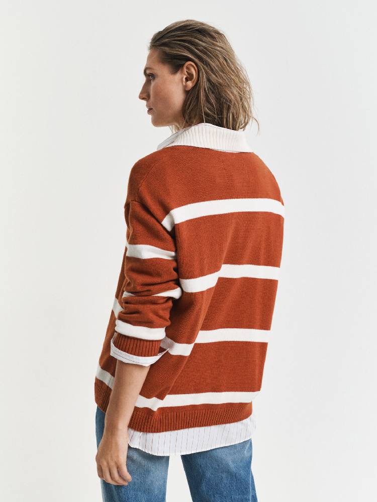 Striped Knit Rugger