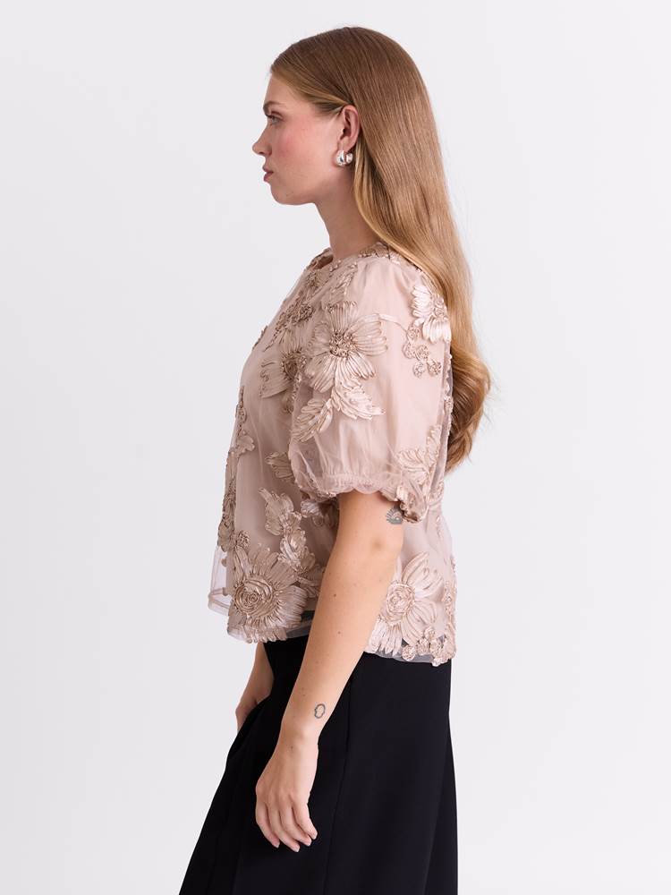 Etoile embroidery bluse