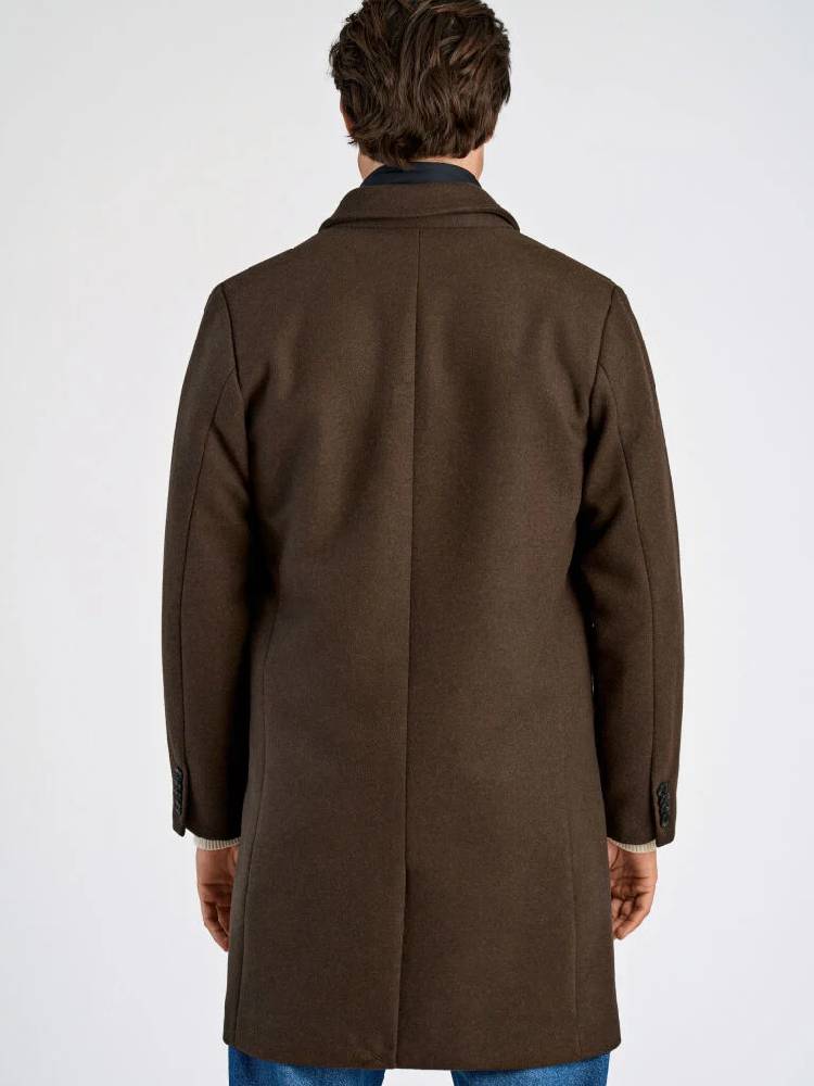 Detachable Collar Lapel Coat