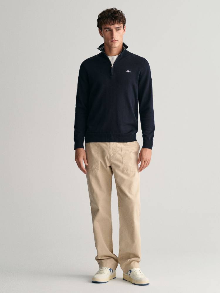CLASSIC COTTON HALF ZIP