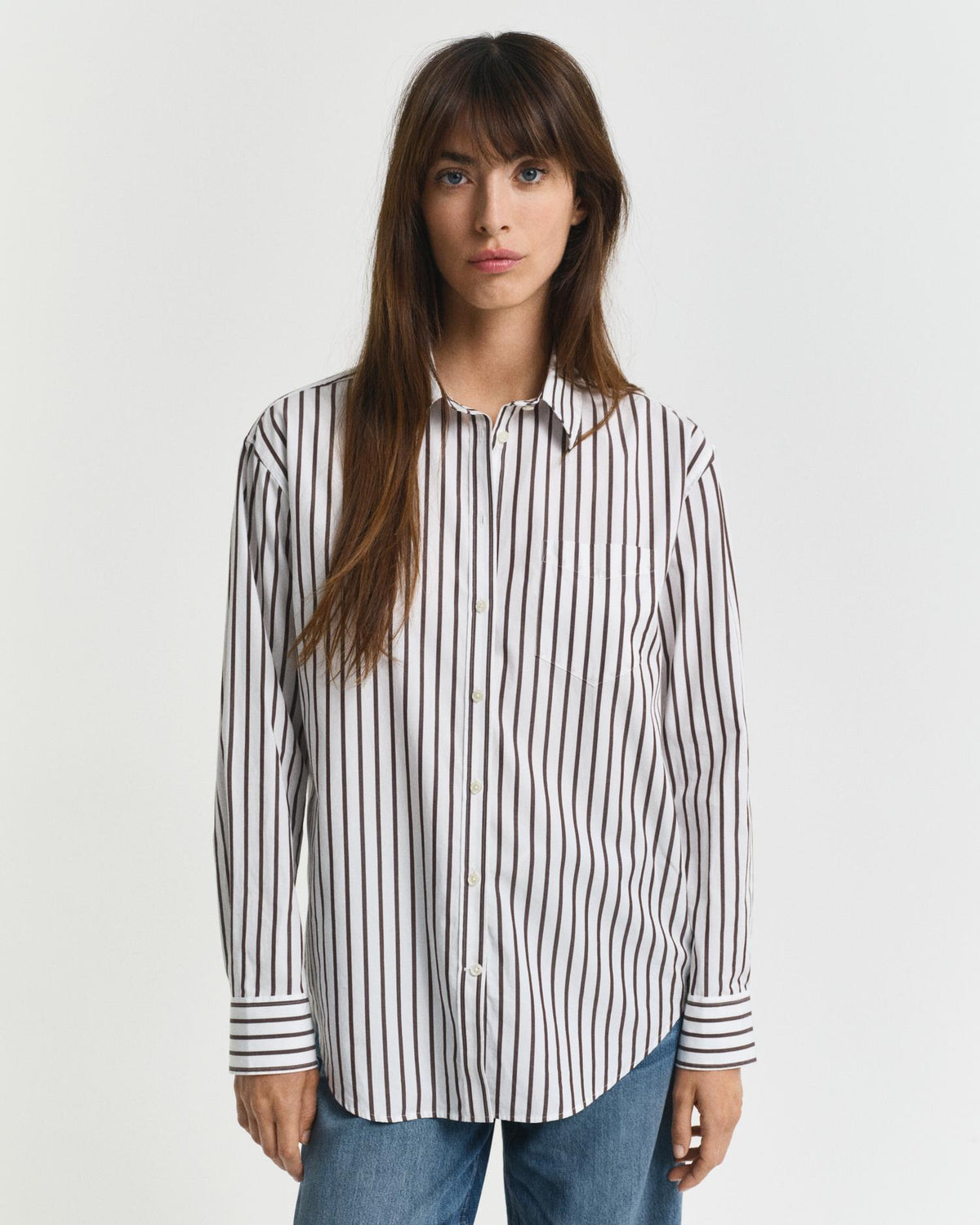 REL CLASSIC POPLIN STRIPED SHIRT