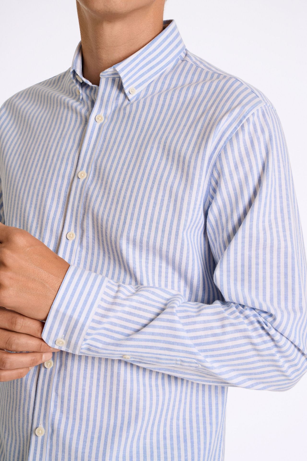 Striped superflex oxford L/S