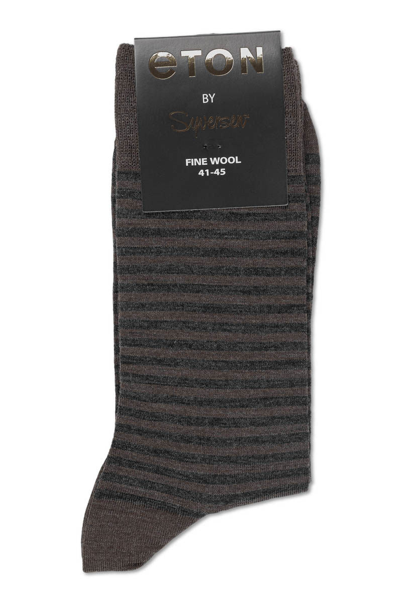 Eton Fine Wool Small Stripes