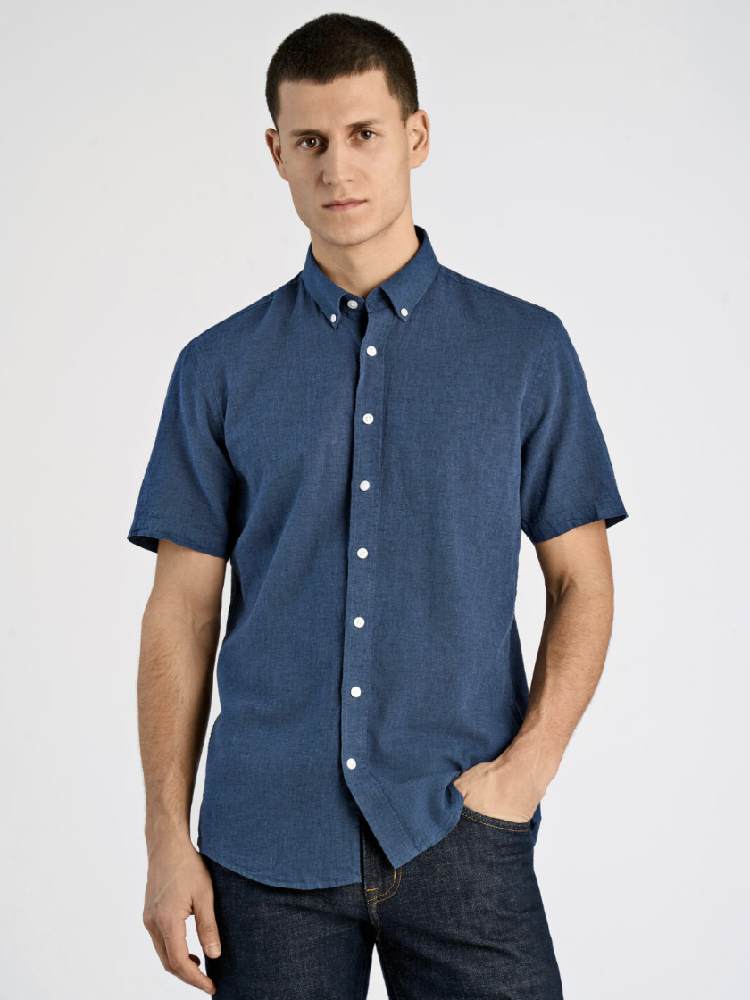 Linen/cotton shirt S/S