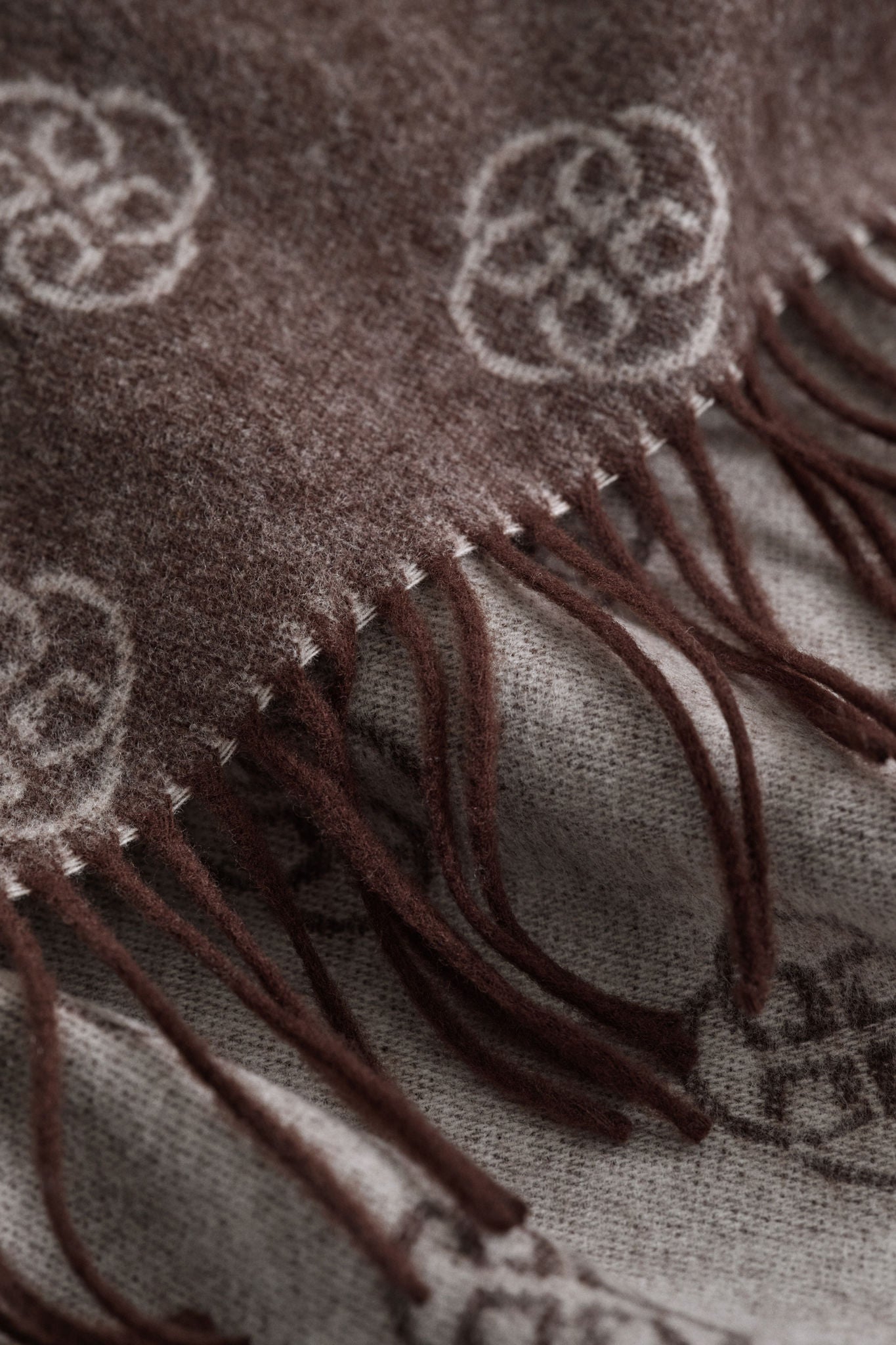 Monogram Wool Scarf
