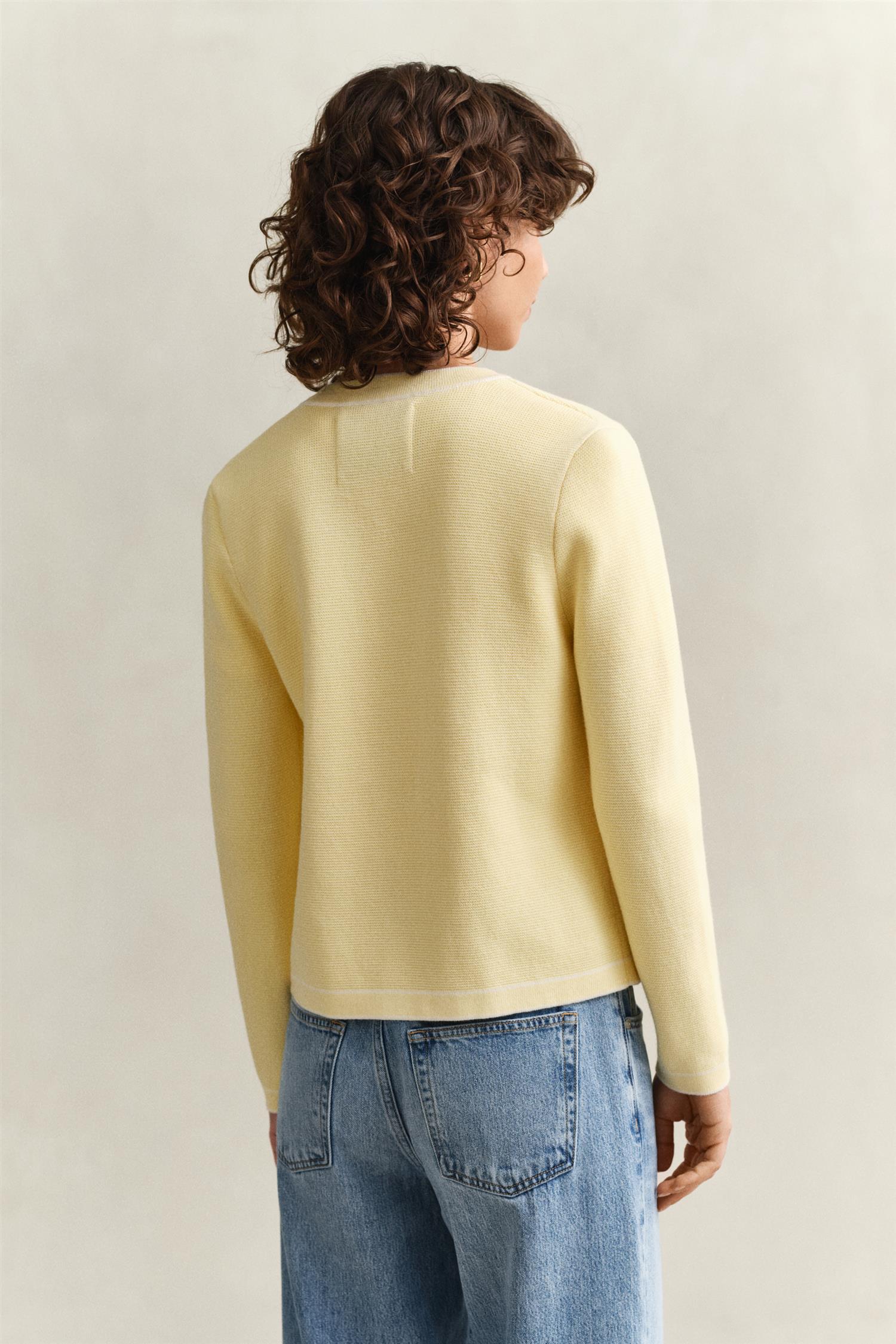 Cotton Knit Jacket