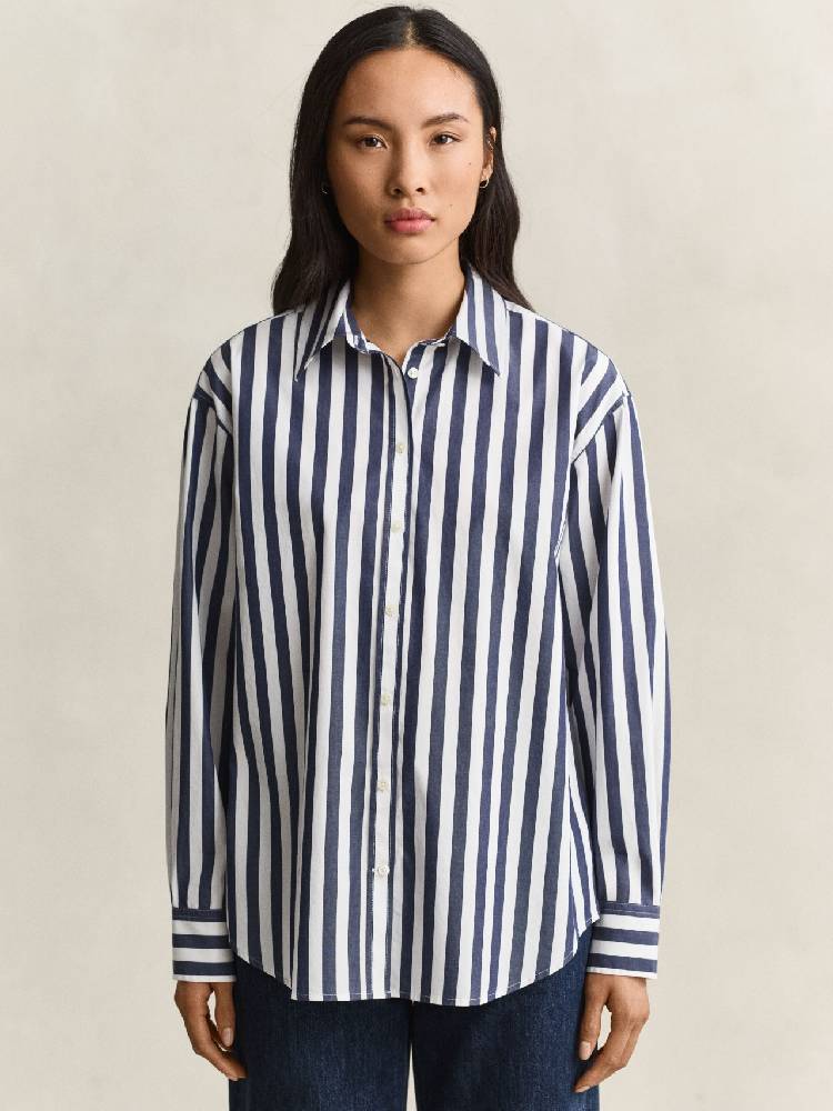 Rel Striped Classic Poplin Shirt