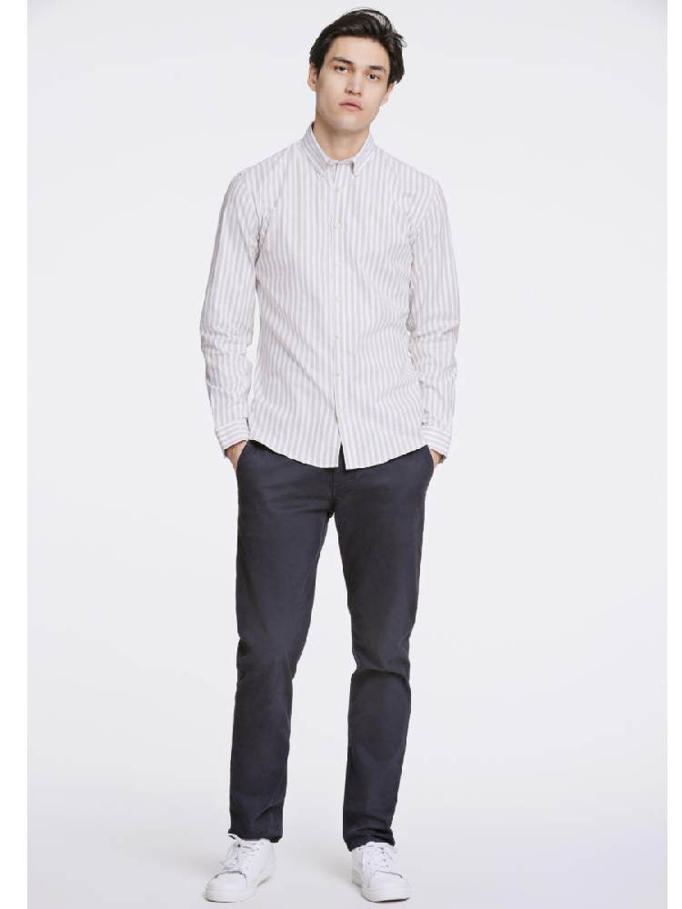 Striped superflex oxford L/S