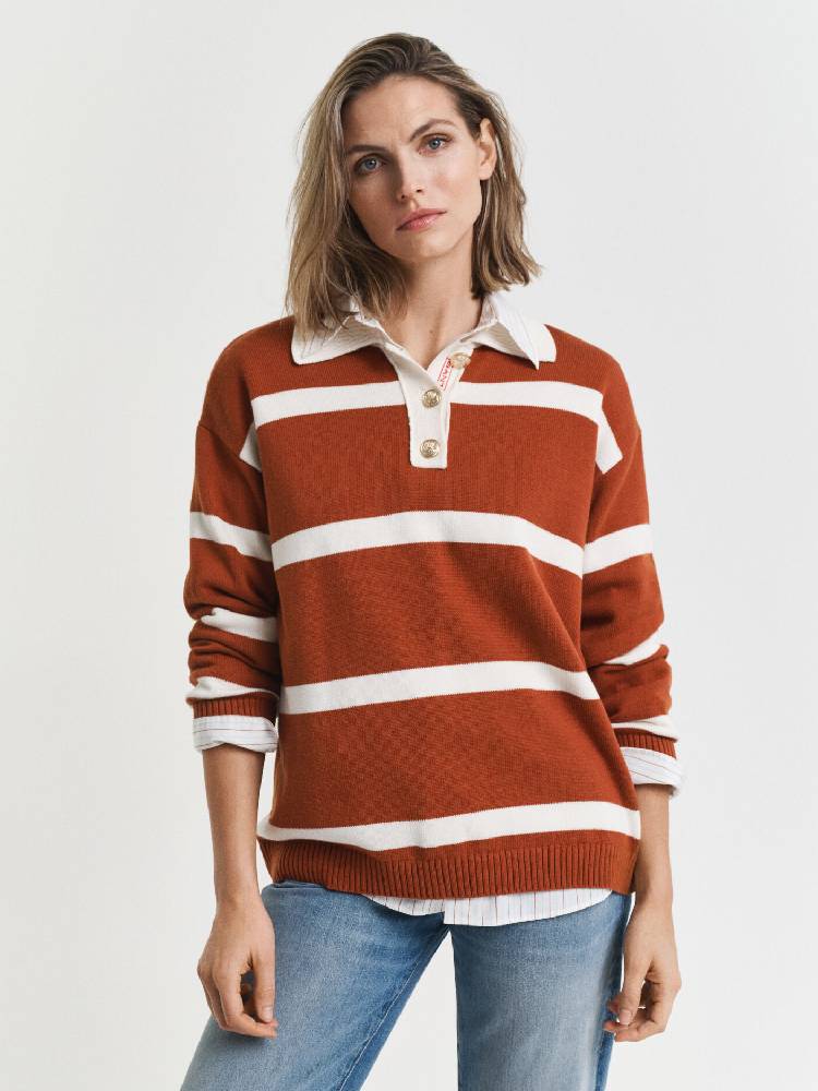 Striped Knit Rugger