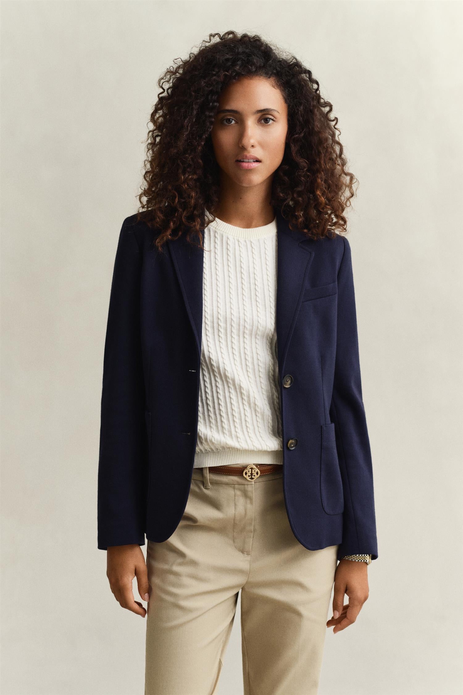 Slim Pique Blazer