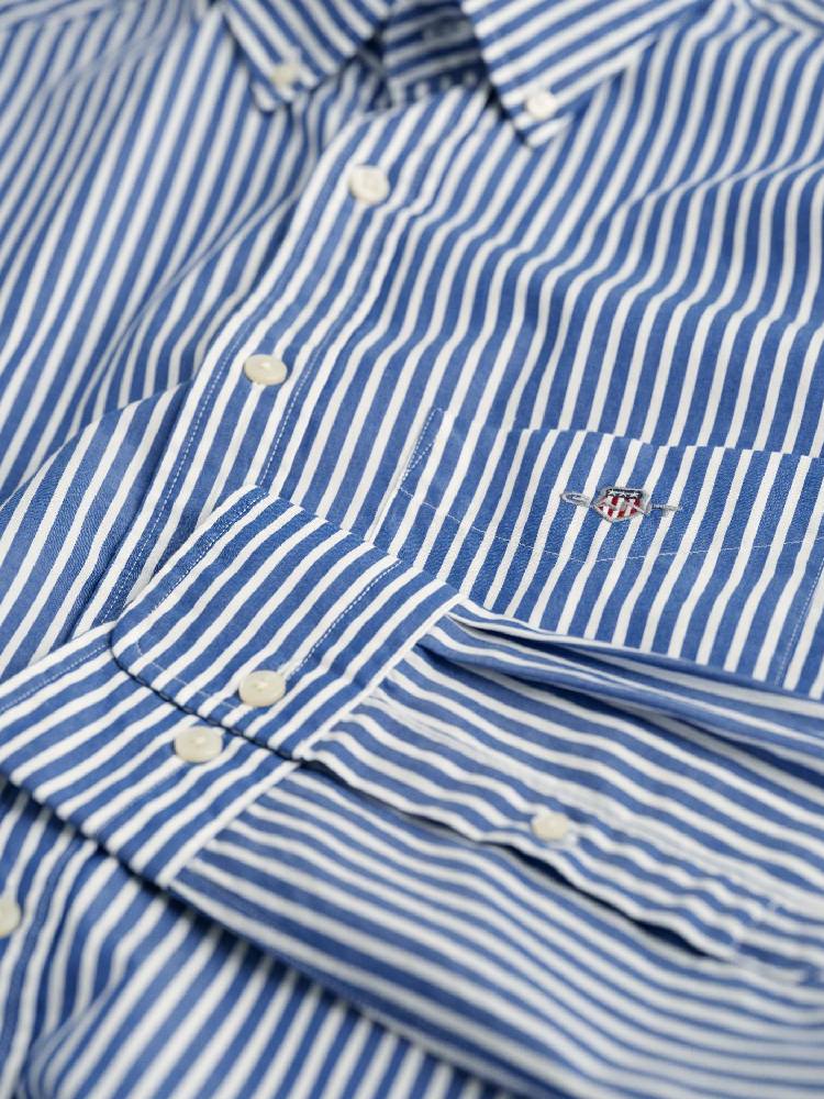 Reg Classic Poplin Stripe Shirt