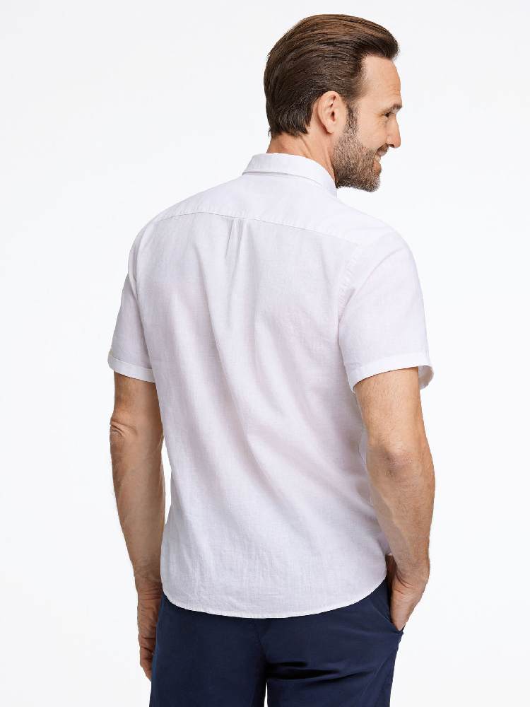 Cotton/linen shirt S/S
