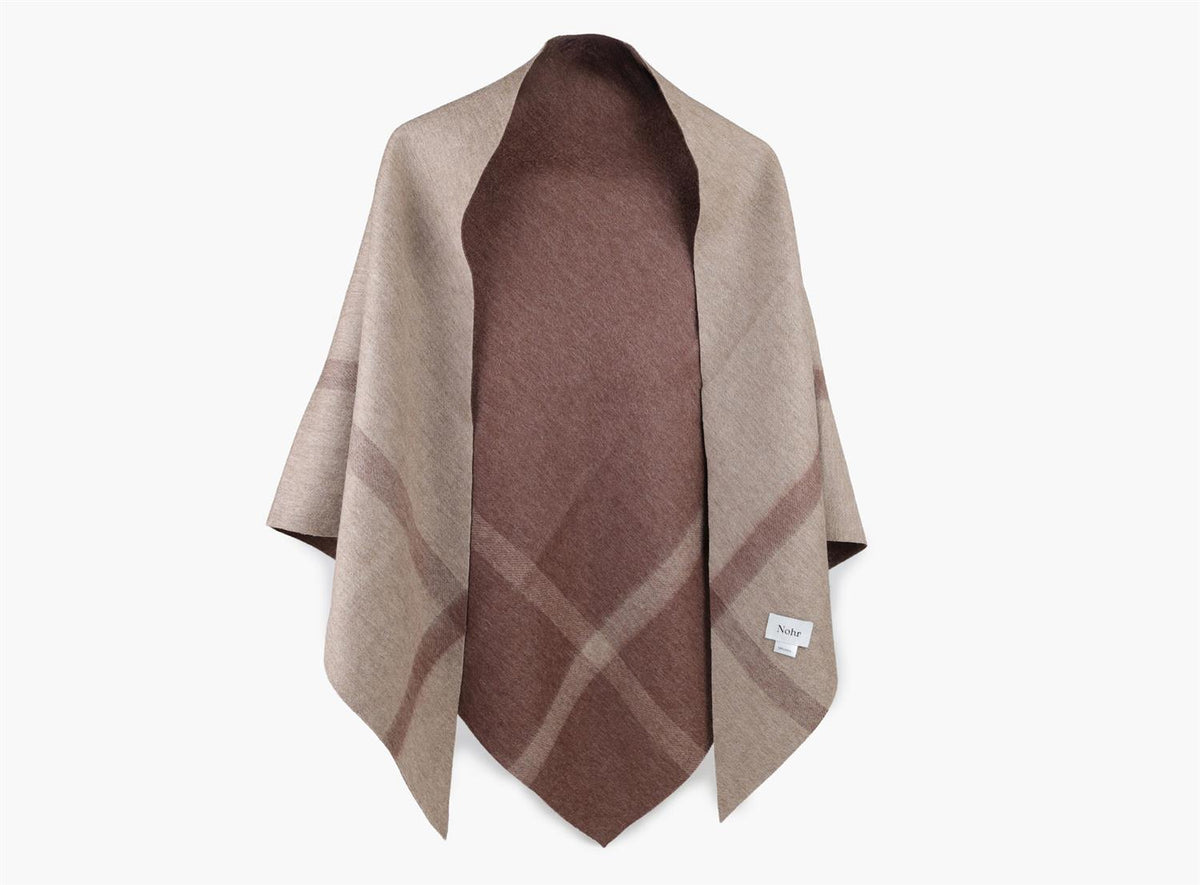 Nina Double Sided Wool Shawl