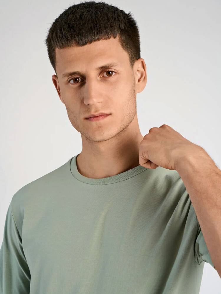 Mens stretch crew neck tee S/S