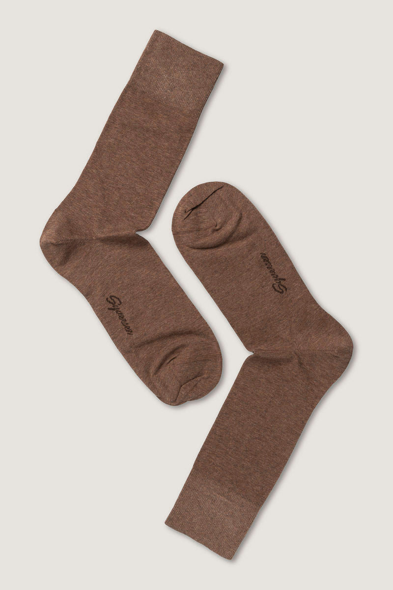 Cotton Cashmere Blend Crew Sock