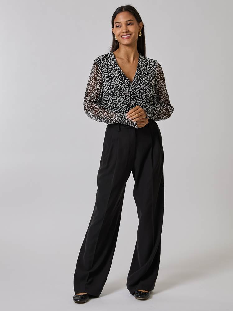 Samsaya mønstret bluse
