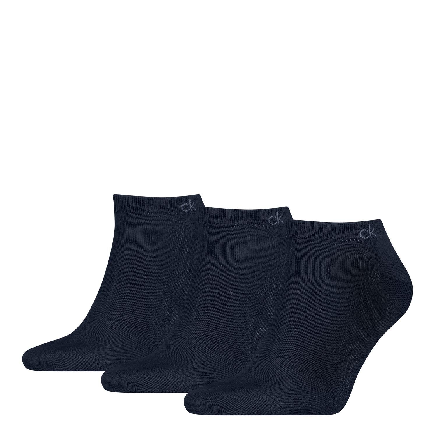 Ck Man 3pk Logo Sneaker Sock