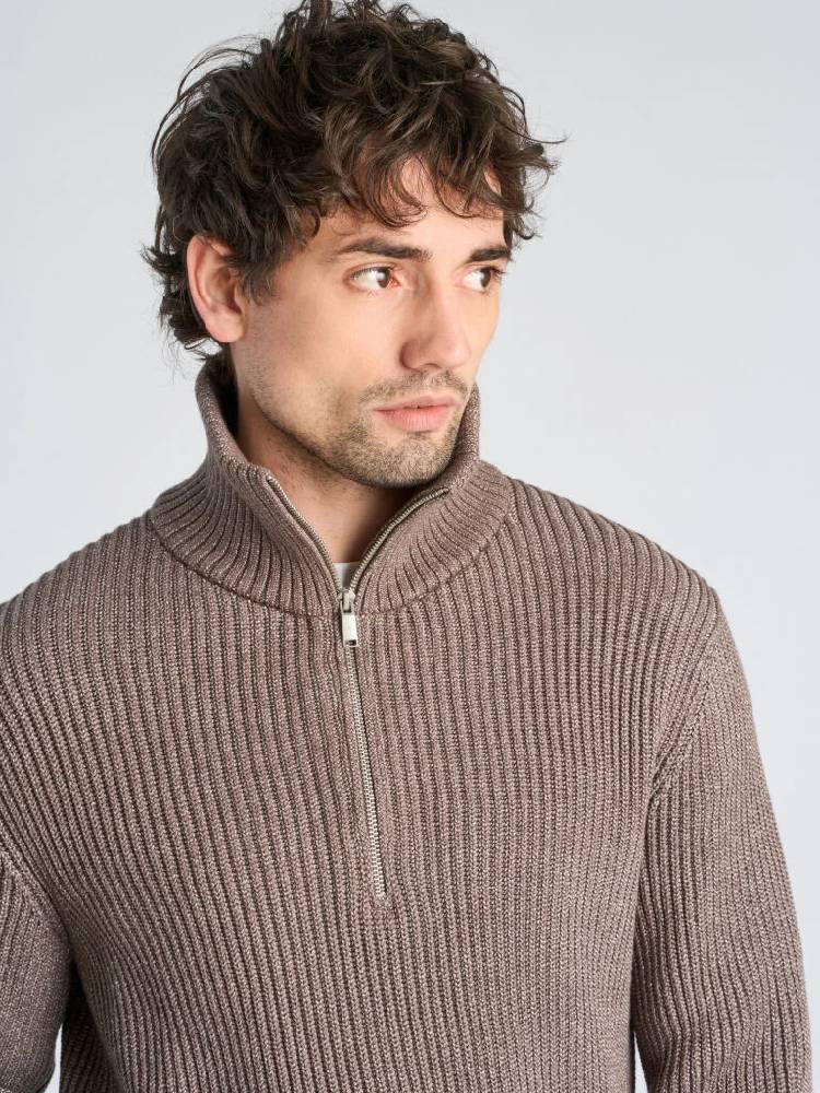 Half Zip Knit Jumper