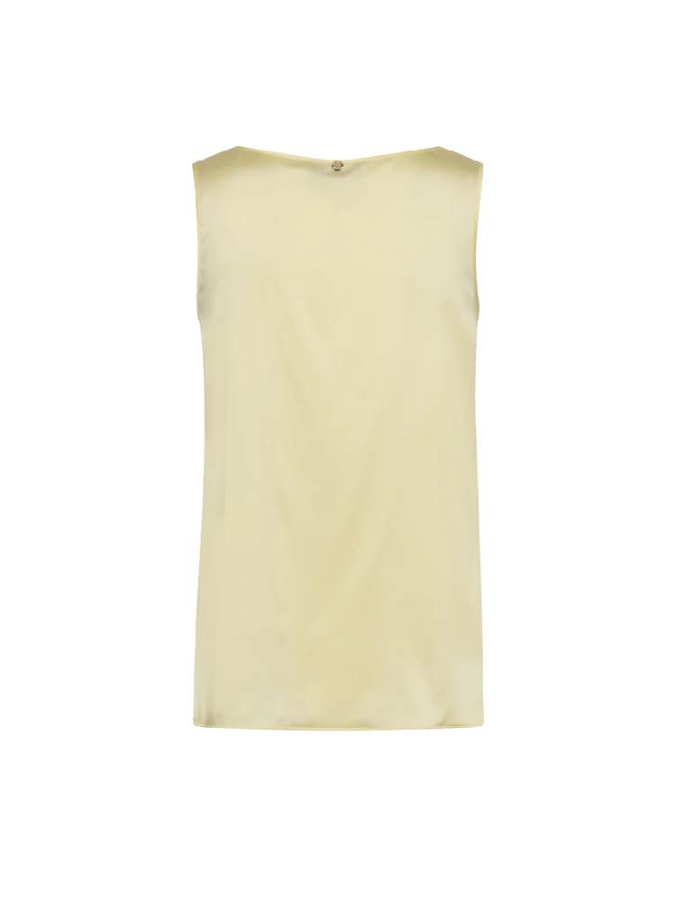 MMAstrid V-Neck Silk Tank Top