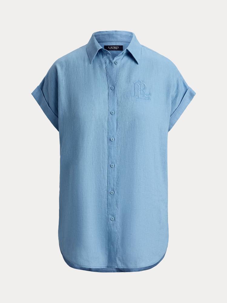 BROONO-SHORT SLEEVE-BUTTON FRONT SHIRT