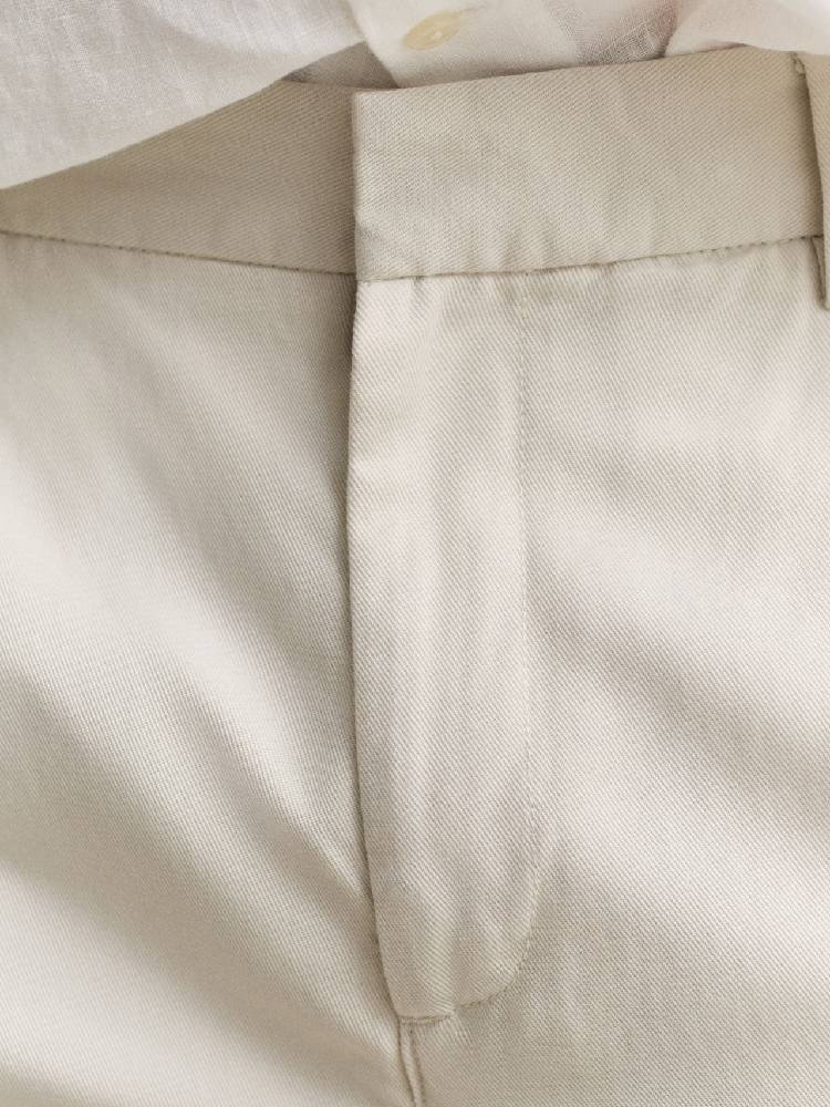 Slim Smart Cot/lyocell Pants
