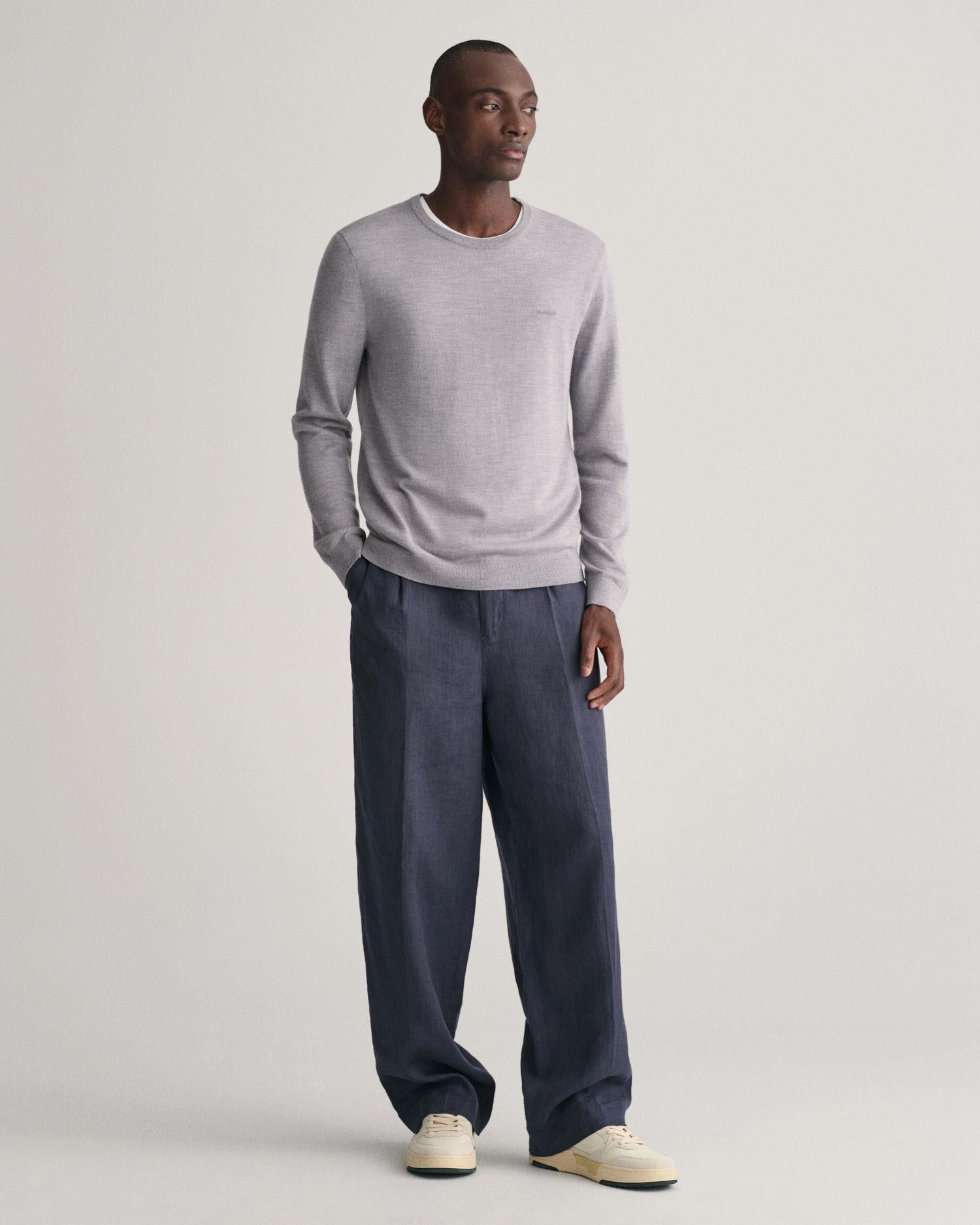 EXTRAFINE MERINO WOOL C-NECK