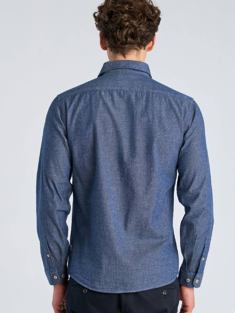 Soft Indigo stretch shirt