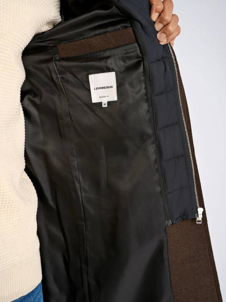 Detachable Collar Lapel Coat