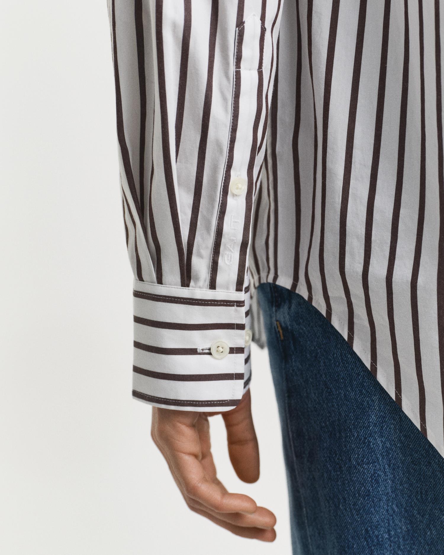 REL CLASSIC POPLIN STRIPED SHIRT