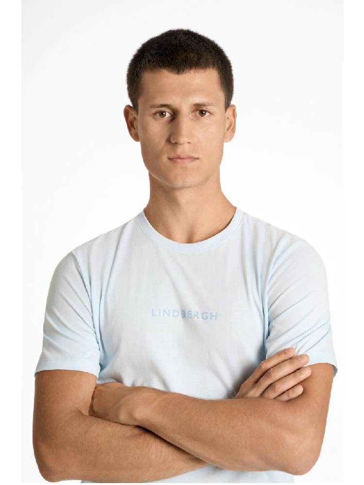 Lindbergh print tee S/S