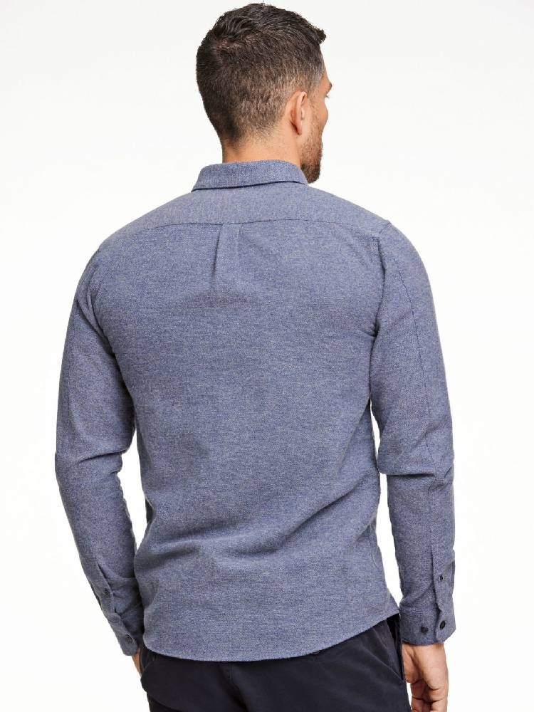 Brushed twill shirt L/S