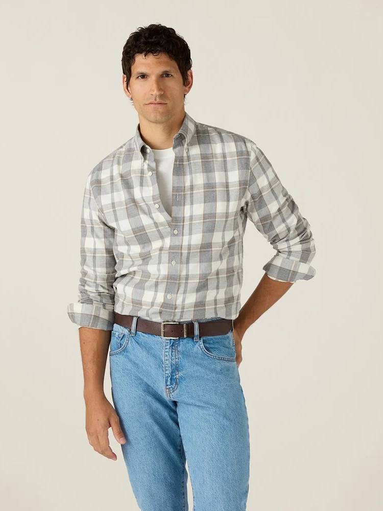 Casual Check Flannel B.D Shirt