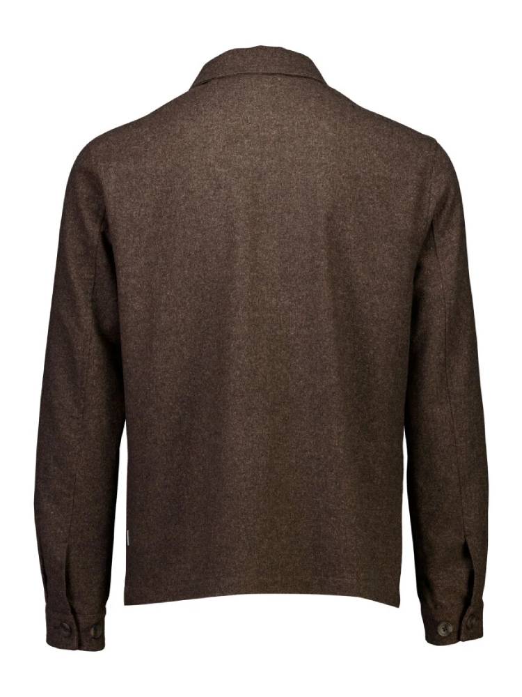 Flannel Wool Blend Cropped Length O