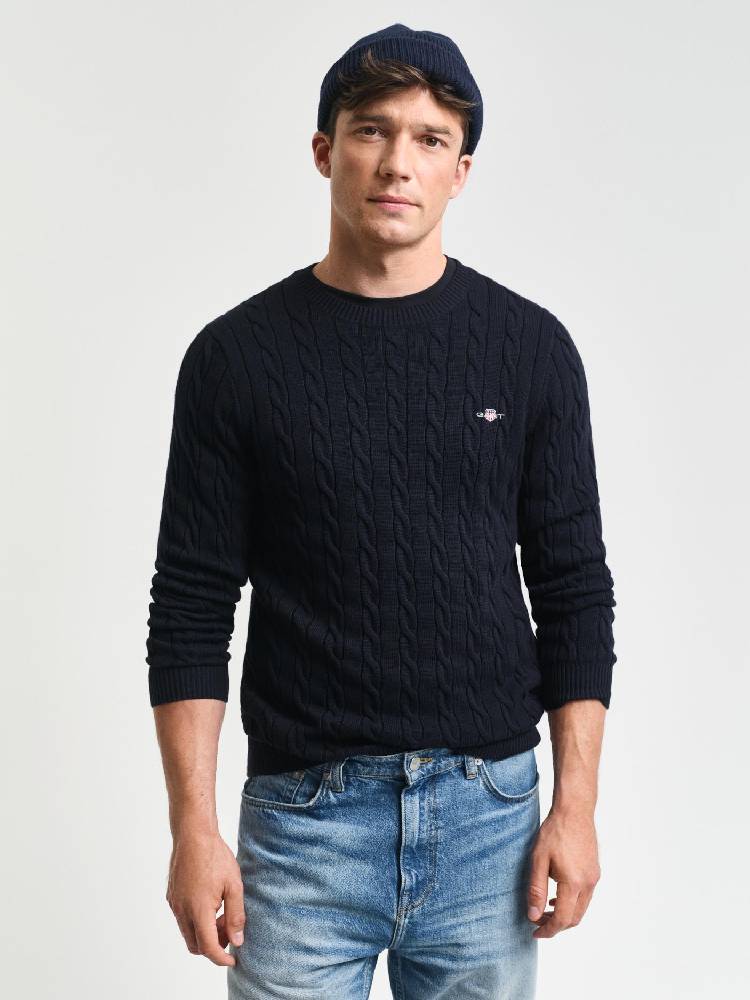 Cotton Cable C-Neck