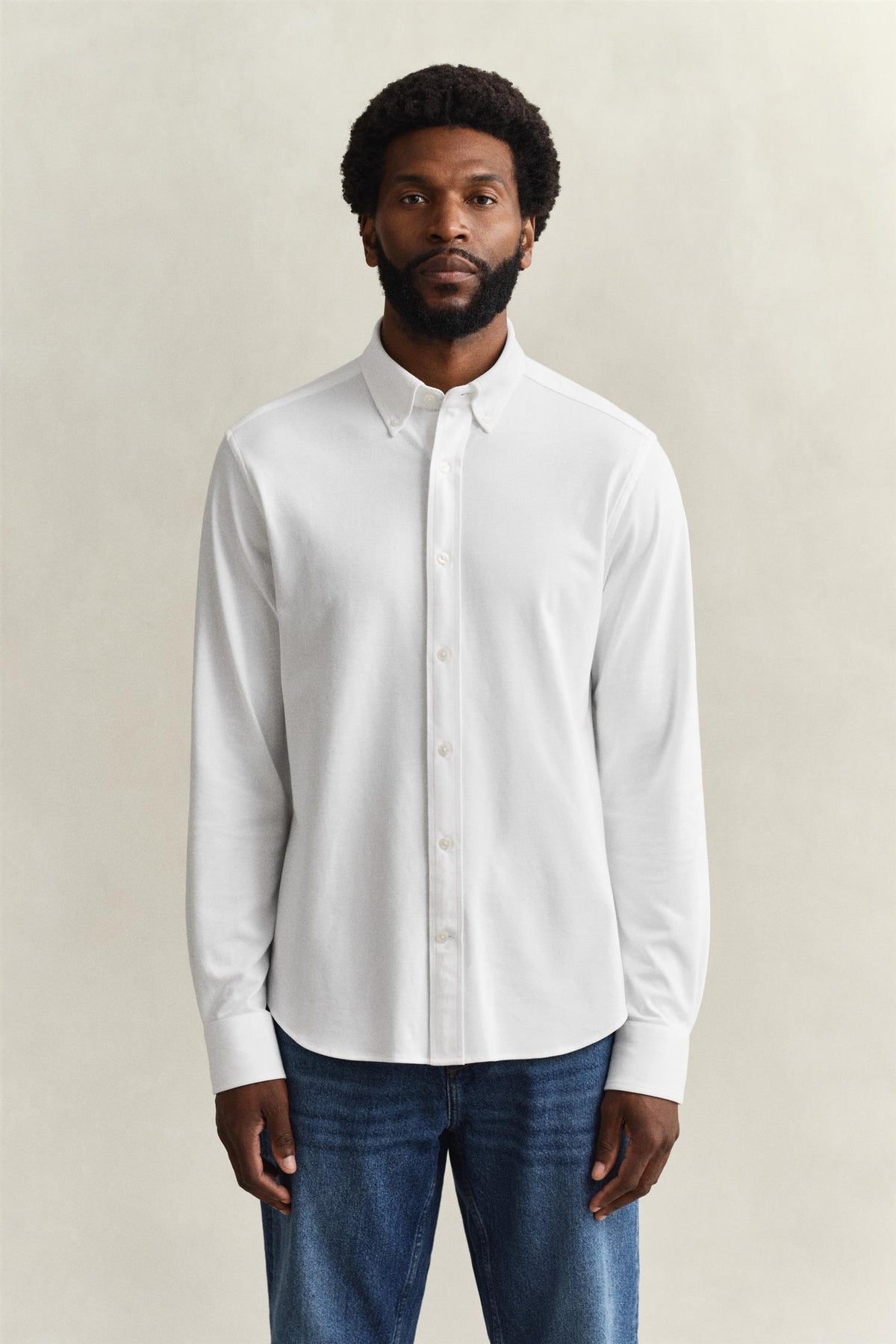 REG JERSEY PIQUE STRETCH SHIRT