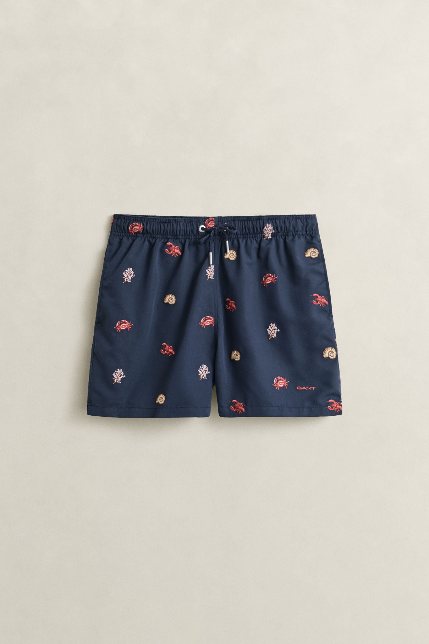 Lobster Embroidery Swim Shorts