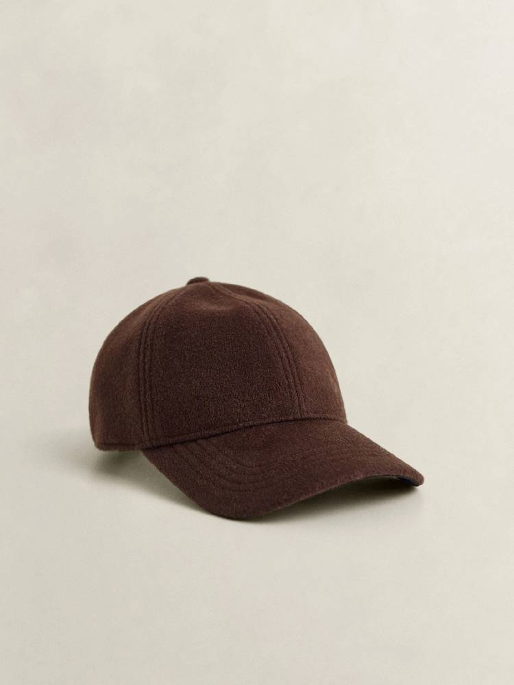 LUSTROUS MELTON CAP