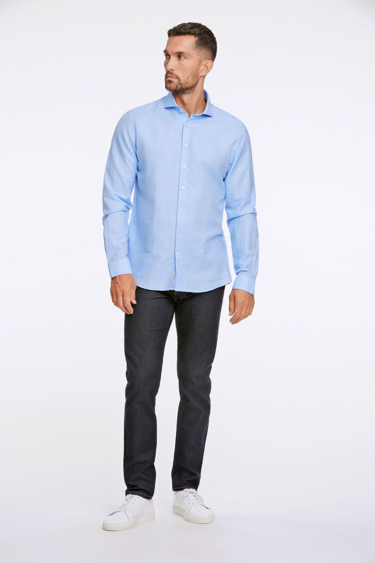 1927: Cotton/lin shirt WF L/S