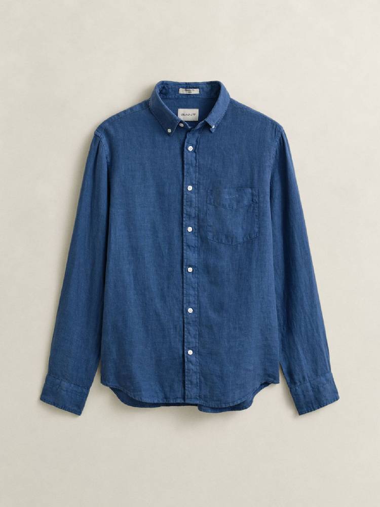 Reg Gmnt Dyed Linen Shirt