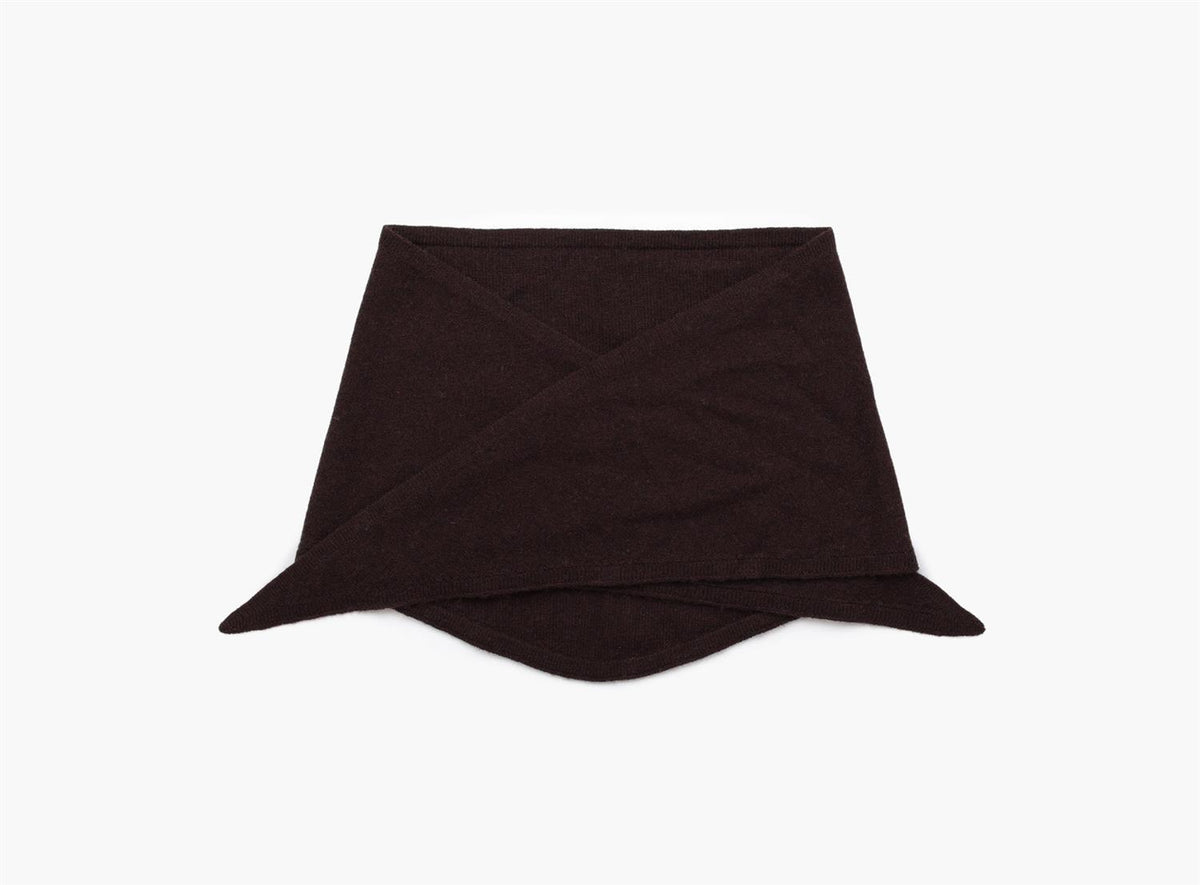 Lara Solid Wool Cashmere Triangle