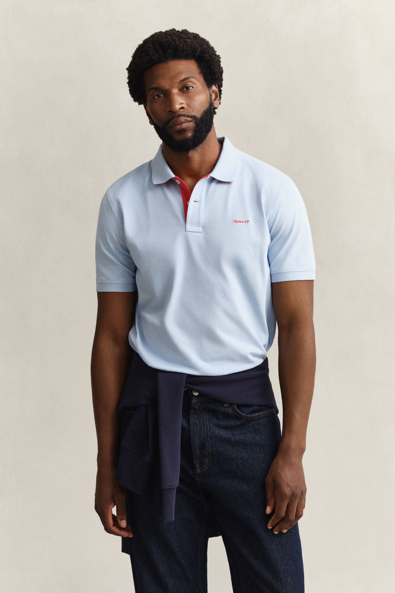 Contrast Polo Shirt